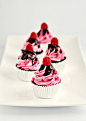 Dark Chocolate & Raspberry Buttercream Cupcakes With Chocolate Glaze