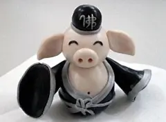软陶公仔制作教程 白白胖胖的猪八戒《西游记》人偶手工DIY步骤 #DIY# #手工#