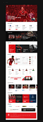 Liverpool FC Website Design Concept