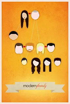 摩登家庭 第一季 海报