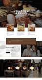 美食食材餐饮电商网页界面设计
