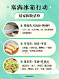 简约清新防疫居家囤货清单小红书配图