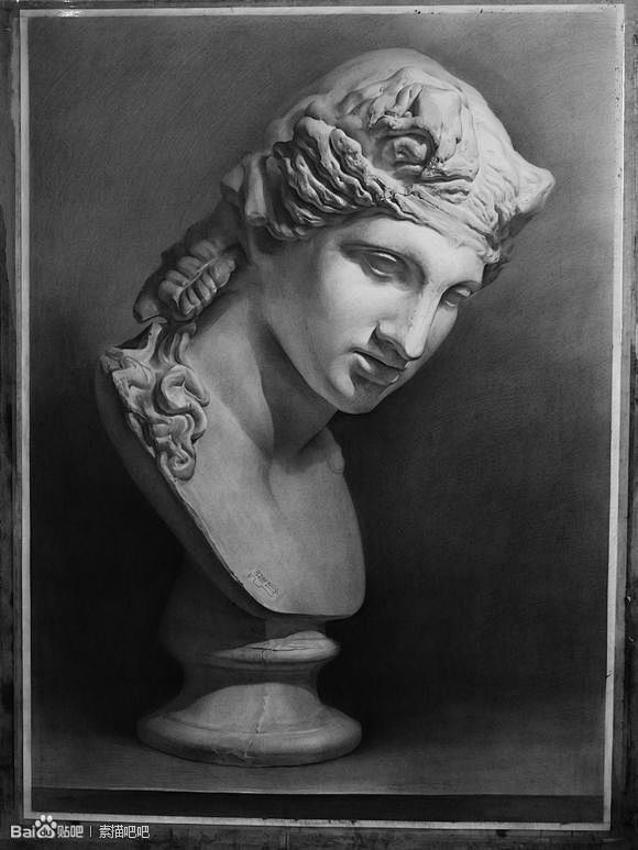 关于画了十五天的石膏阿里亚斯素描吧吧百度贴吧