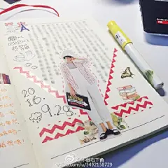 #长颈鹿的手帐# 今天竖着写。我的肚子好饿啊！我要吃吃吃！