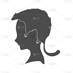 抽象的女孩发型
