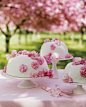 Cherry-Blossom Princess Cake