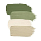 今年春夏最流行的5组配色，穿对了显白又显贵！
1、 鼠尾草绿+白色