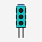 交通信号灯图标_88ICON https://88icon.com 交通信号灯