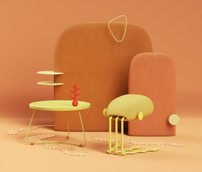 Wild furniture，家具，仿生...