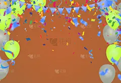 闪亮的,气球,生日,数字10,周年纪念,请柬,贺卡,飞,写实