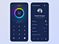 Crypto app password unlock touch id dark mobile ui application mobile cryptocurrency faceid face security code pin profile crypto interface design app ux ui