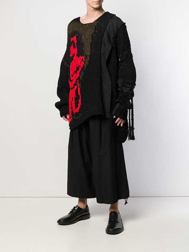 Yohji Yamamoto 解构针织上...