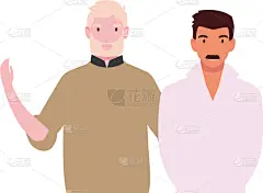 白色背景,男人,注视镜头,与众不同,商务,人,男商人,团队,多样,收集