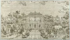 圆明园   - 源文件下载【酷图网】圆明园,圆明园原址,圆明园版画,郎世宁,郎世宁画作,国画,中国画,清朝生活,清朝宫廷画,清代宫廷画,庭院画,清朝场景,清代庭院,清代生活,清朝建筑,清朝山水画,