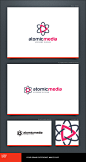 Atomic传媒公司logo设计&国外传媒公司标志设计欣赏