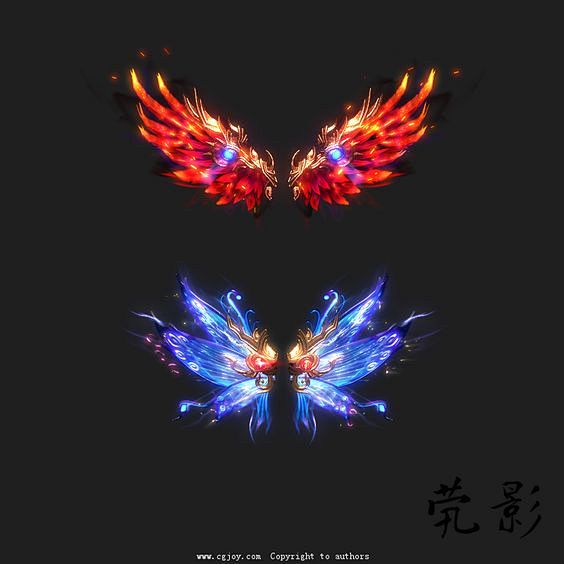 翅膀3-游戏特效-CG作品网 - Pow...