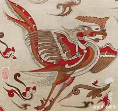 精彩绝伦，北齐开国皇帝高洋武宁陵壁画欣赏（神兽篇）