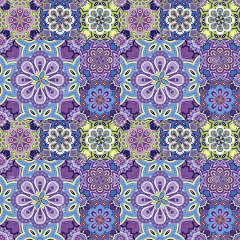 东方风格的无缝彩色图案。伊斯兰，阿拉伯，亚洲主题