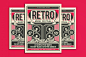 复古音乐节主题可编辑改变颜色海报传单PSD素材模板下载 Retro Music Festival