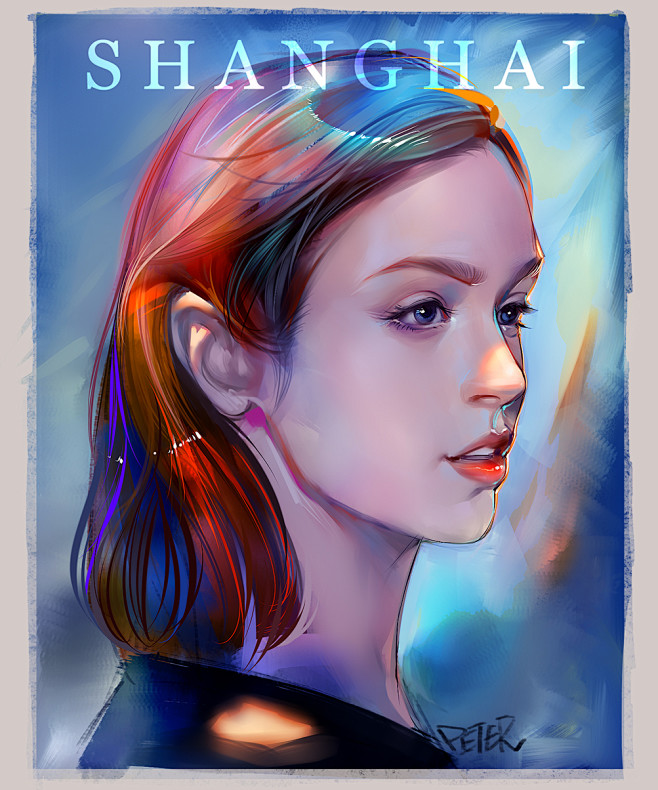 下午把昨晚的图给偷偷画掉了我觉得挺好看的那个英语