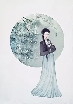 古风壁纸：二十四节气汉服美人，看你是哪个节气的姑娘
