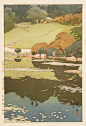 beautiful wood-block prints by hiroshi yoshida