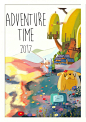 #Adventure time#今年明信片候选1号吧，再看看还能不能画点别的哈哈
