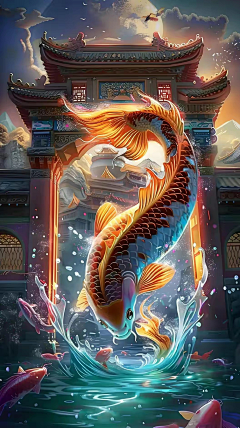 梧侠采集到插画-风景