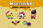 Monster V6 精灵套装下载 - CraftPix.net