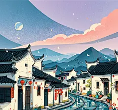 梦里水乡/西递宏村唯美壁纸 - 小红书
