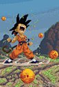 Dragon ball z pixel art#龙珠##像素画#