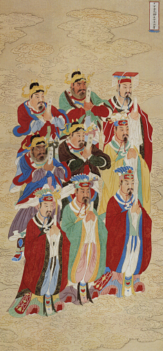 道教-花瓣网|陪你做生活的设计师 | 功曹使者神像挂画图片素材