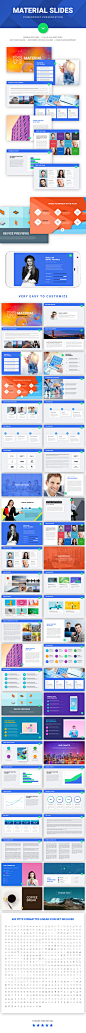 Material Slide Powerpoint Presentation Template (PowerPoint Templates)