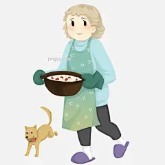 腊八节喝粥习俗插画图片大小2500x2500px 图片尺寸735.1 KB 来自PNG搜索网 pngss.com 免费免扣png素材下载！煲粥#传统#传统节日#大吉大利#节日#卡通手绘#腊八民俗#腊八粥#腊八粥品#民间习俗#小狗狗#中式腊八#