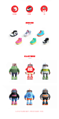 潮玩 项目 | Behance 上的照片、视频、徽标、插图和品牌