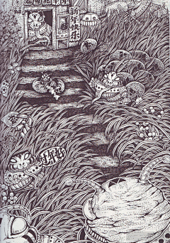 Sapphok采集到插画-线条