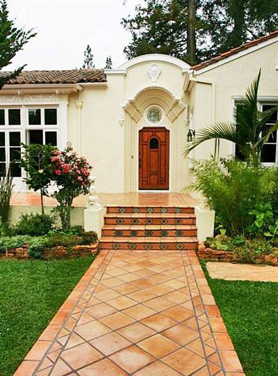 front porch, tile