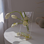 NICEONE设计玻璃相框花瓶韩国ins北欧居家卧室客厅桌面装饰-淘宝网