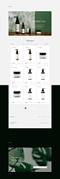 Skinlosophy Web Design网页企业官网深海_N  原创电商化妆品护肤品美妆个护Pbanner海报@胶囊设会