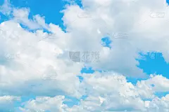 蓝天白云清新自然的壁纸背景