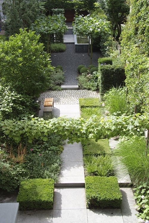 国际景观植物规则欧式花园绿篱案例，图集下...