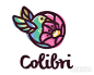 Colibri蜂鸟logo设计欣赏