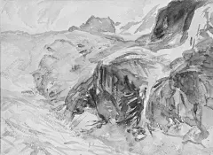 john singer sargent-Glacier