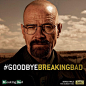 Are we sad to see Walter go? You're goddamn right. #GoodbyeBreakingBad