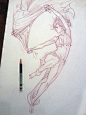melmade the blog (the one I update ): Evening Pose Sketch