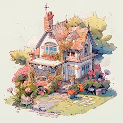 AI建筑|小楼一夜听春雨，深巷明朝卖杏花