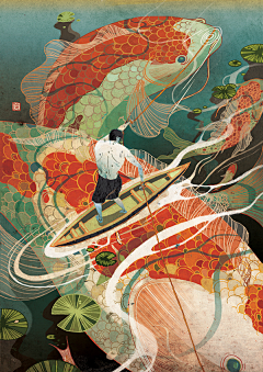 NIRVANA714采集到Behance 插画收集