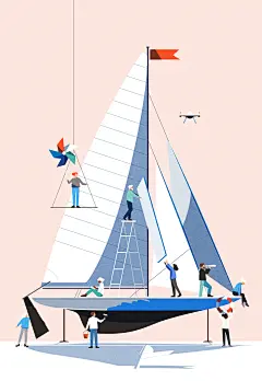 Usbek&amp;Rica x Daher - Julie Guillem : Usbek&amp;Rica x Daher 
—
Serie of 3 covers illustrations for Daher. 
Art Direction: Usbek&amp;Rica