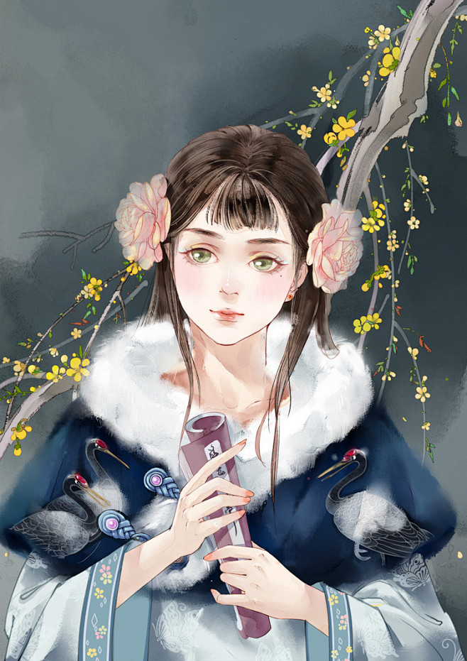 古风手绘美人
