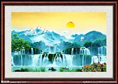 山水画源文件